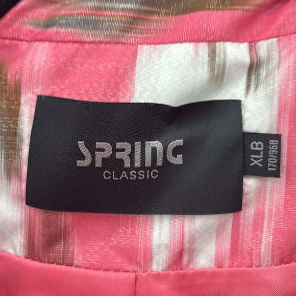 Spring Classic XL Patterned Button-Down Lightweight Jacket - Picture 2 of 5